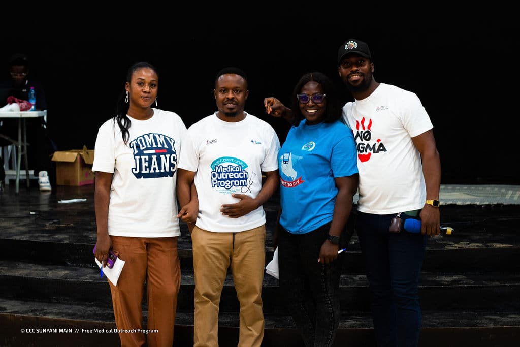 PVH core team members during outreach work